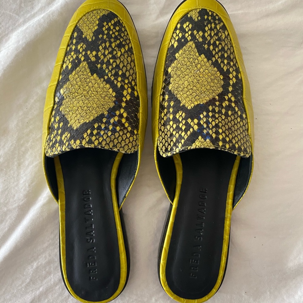 Freda Salvador Crocodile Mules